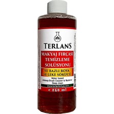 Terlans Makyaj Fırçası Temizleme Solüsyonu 250 ml Makeup Brush Cleaner & Restorer