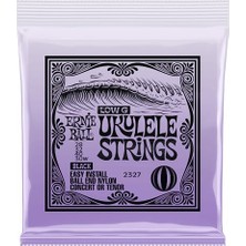 Ernie Ball Konseri/tenor Siyah Naylon Bilyalı Uçlu Ukulele Yaylıları W/wound G