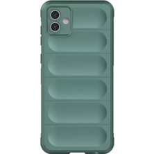 Newface Samsung Galaxy A06 Kılıf Optimum Silikon - Koyu Yeşil