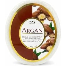Tuba Toptaş Doğal Argan Kokulu Naturel Süngerli Sabun