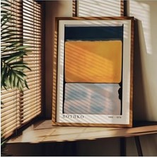 Fark Tanıtım Rothko Çerçevesiz Poster, Modern Dekoratif Çerçevesiz Poster, Tablo, Rothko-4, 50 x 70