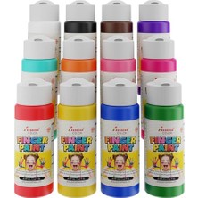 Tüm Renkler Parmak Boyası 12'li Set 12X60ML