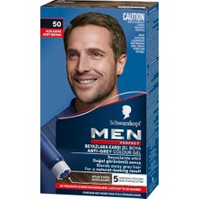 Men Perfect Saç Boyası 50 - Açık Kahve, 80 ml