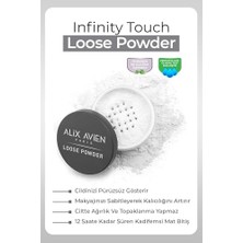 Alıx Avıen Ipeksi Toz Pudra - Sabitleyici Etki Mat Bitiş - Loose Powder 01 Transparent