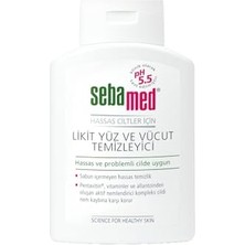 Sebamed Hassas Ciltler Için Pentavitin Nemlendirici Etkili Yüz ve Vücut Temizleme Jeli 200 ml