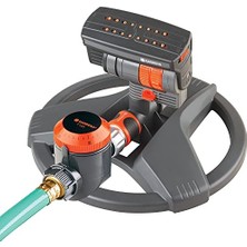 Gardena 69-84BZMX Zoommaxx 2.400 Ft, Ayarlanabilir Yağmurlama Sistemi, Esnek ve Hassas Sulama Için Dahili Zamanlayıcı Ağırlıklı Tabanlı, Her Hortum Markasıyla Uyumlu, Almanya'da Üretilmiştir 5 Yıl