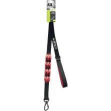 Flex Şok Emici Gezdirme Tasma Black/red 120CM