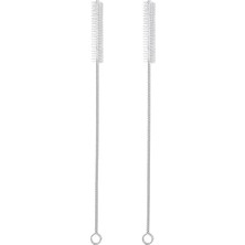 2'li Paslanmaz Çelik Pipet ve Boru Temizleme Fırçası - Şişe, Pipet, Hortum, Tüp Temizleyici