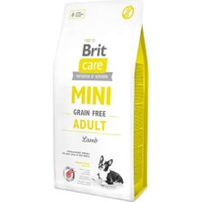 Care Adult, Minik Irk - Yetişkin Köpekler Için, Tahılsız, Hipoalerjenik Kuzu Etli Kuru Mama, 2 kg