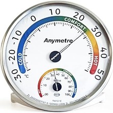 TH-101E Termometre Higrometre Nem Ölçer, Siyah