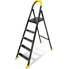 Ze Zigana Hardy Özel Tasarım Hafif Merdiven, Kaymaz,özel Üçgen BASAMAKLAR,125 kg Taşıma Kapasitesi, (4+1)