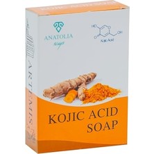 Kojik Asit Sabunu,koyu Leke, Ölü Hücre, Kolajen, Sivilce, Güneş Lekesi, Zerdeçal, Retinol, C Vitamini, E Vitamini, Kadınlar ve Erkekler Için Yüz Temizleyici.