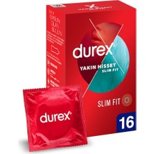 Durex Yakın Hisset Slim Fit 16'lı Prezervatif