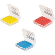 Faber-Castell Renkli Hamur Silgi 3 Parça Sarı Kırmızı Mavi Renk Seçenekleri ile Kullanıma Uygun