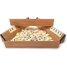 Ahşap Okey Takımı 1. Sınıf Kalite Büyük Boy Seti Cilalı