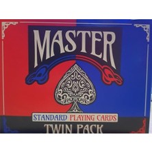 Master Oyun/iskambil Kartı 2 Deste