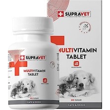 Supravet Kedi ve Köpekler Için Multivitamin Tablet 75 Adet