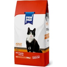 Pawpaw Yetişkin Kedi - Balıklı Kuru Mama 15 kg