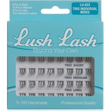 Trio Tekli Kısa-Orta-Uzun Takma Kirpik LU-623