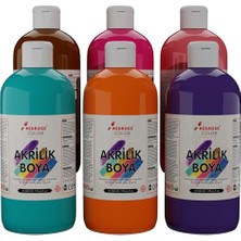 Tamamlayıcı Renkler Akrilik Boya 6'lı Set 6X500 gr