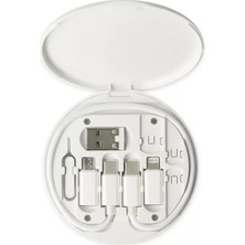Konfulon SN06 3in1 Kablo ve Kart Düzenleyici - Beyaz