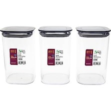 Omak  3 'lü 1.1 Lt. Kare Erzak Kabı Seti