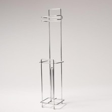 Efe Mark Premium Serisi Paslanmaz Yedekli Wc Kağıtlığı Krom