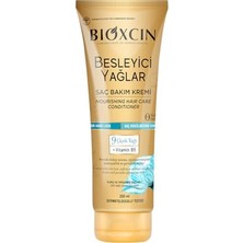 Bioxcin Besleyici Saç Bakım Kremi – 9 Çiçek Yağı, B5 Vitamini ve Biocomplex B11 Içeren Yoğun Nemlendirici Krem – 250 ml – Kuru ve Yıpranmış Saçlar Için