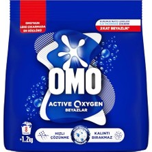 Omo Active Oxygen Toz Çamaşır Deterjanı Beyazlar Için, 1.2 kg