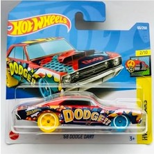 2022 Yeni - New 68 Dodge Dart Red 1:64 Ölçek Hotwheels Marka 2/10