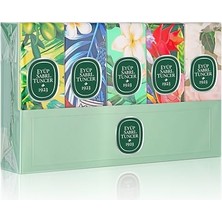 Silindir Cam Şişe Kolonya 5 Li Set (5 x 16 Ml)