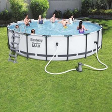 Bestway Yuvarlak Prefabrik Havuz Yuvarlak 549 Cm X 122Cm