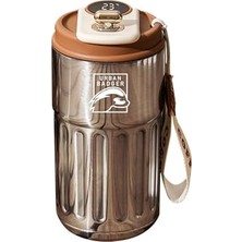 Urban Badger Termometreli Çelik Kahverengi Termos 410 Ml, Dayanıklı Kamp Ekipmanları, Kamp Aksesuarları, Açık Hava Sporları, Doğa Sporları, Yürüyüş, Kamp Mutfağı, Kamp Malzemeleri