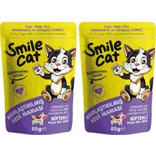Cat Pouch 85 gr Kısır Kedi Biftekli (2 Paketi)