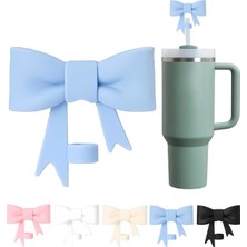 Bey 1 Adet Silikon Pipet Kapağı – ile Uyumlu 10 mm Pipetler Için – Toz Koruyucu, Fiyonklu Tasarım – Mavi Renk