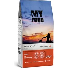 Myfood Sindirim Destekli Kuzu ve Pirinçli Yetişkin Kedi Maması 1,5 kg