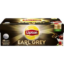 Lipton Earl Grey Bergamot Aromalı Demlik Poşet Çay 48'li Paket