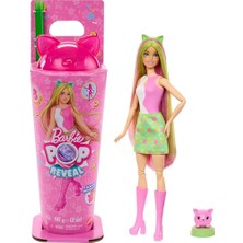 Barbie Pop Reveal™ Milkshake Serisi - Kırmızı Barbie Pop Reveal Shakes Serisi Bebek ve Aksesuar Seti, Kokulu ve Minik Tavşancık Temalı Bebek JCN88