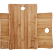 Karaca Bamboo 2'li Bambu Kesme Tahtası 30/35 cm