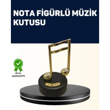 Uslucan Alışveriş Melodious Music Altın Nota Figürlü Müzik Kutusu