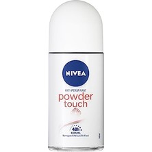 Nıvea Kadın Roll-On Deodorant Powder Touch 50ML, Koltuk Altı Koruma, Ter ve Ter Kokusuna Karşı 48 Saat Deodorant Koruması
