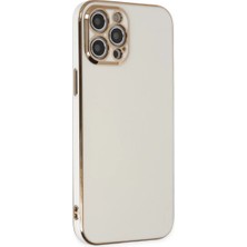 Newface iPhone 12 Pro Max Kılıf Volet Silikon - Beyaz