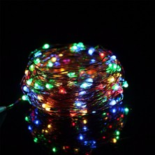 Elektronikçim  Pilli Renkli Peri LED Işık Dekoratif Aydınlatma 5 Metre Rgb LED