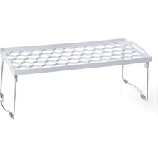 Plastik Metal Ayaklı Dikdörtgen Mini Raf Düzenleyici Organizer