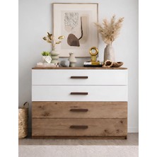 Noiss Home Decor Zita 4 Çekmeceli Şifonyer Genç Odası ve Yatak Odası Düzenleyici