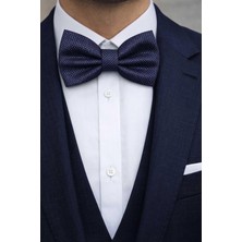 Kravatkolik Lacivert Nokta Desen Papyon P2023