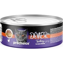 Döner Turkey, Sos Içinde Hindi Etli Tam & Dengeli Yetişkin Kedi Maması 70 gr x 12 Adet