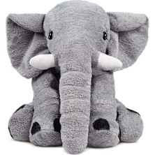 Pelüş Fil,uyku Arkadaşı,renkli,doldurulabilir Oyuncak (Gri No:2)