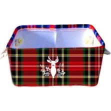 Tuba Toptaş Orta Boy Telli Organizer Ekose