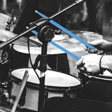 Baget Mavi - Davul - Bateri Bageti Drumsticks 5A Pürüzsüz Yüzey
